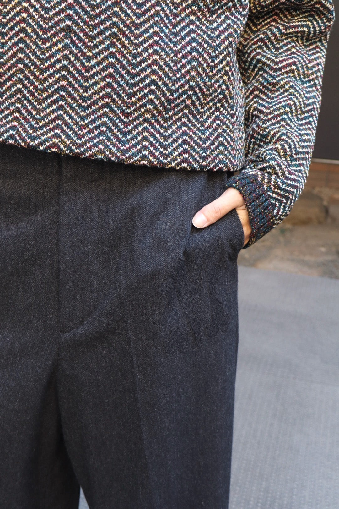 MASU(エムエーエスユー)のINITIAL WIDE TROUSERS GRAYの通販｜PALETTE