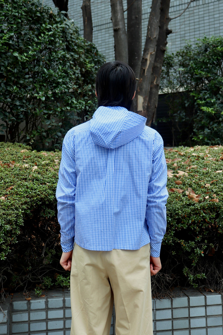 MASU(エムエーエスユー)のHOODED B.D. SHIRT BLUEの通販｜PALETTE art 