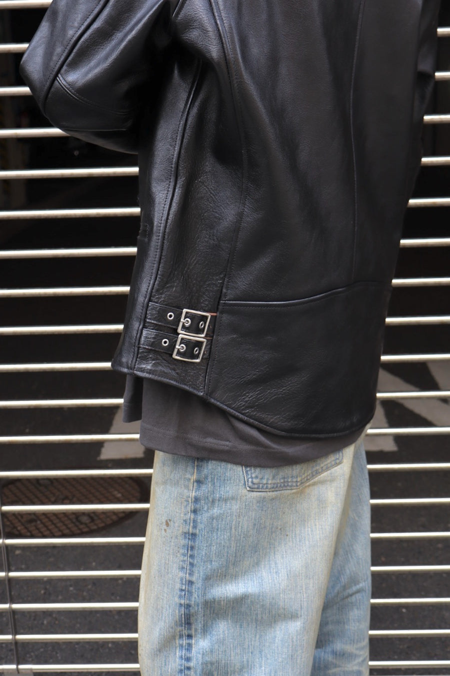 SUGARHILL(シュガーヒル)のSHRINK LEATHER DOUBLE BLOUSONの通販