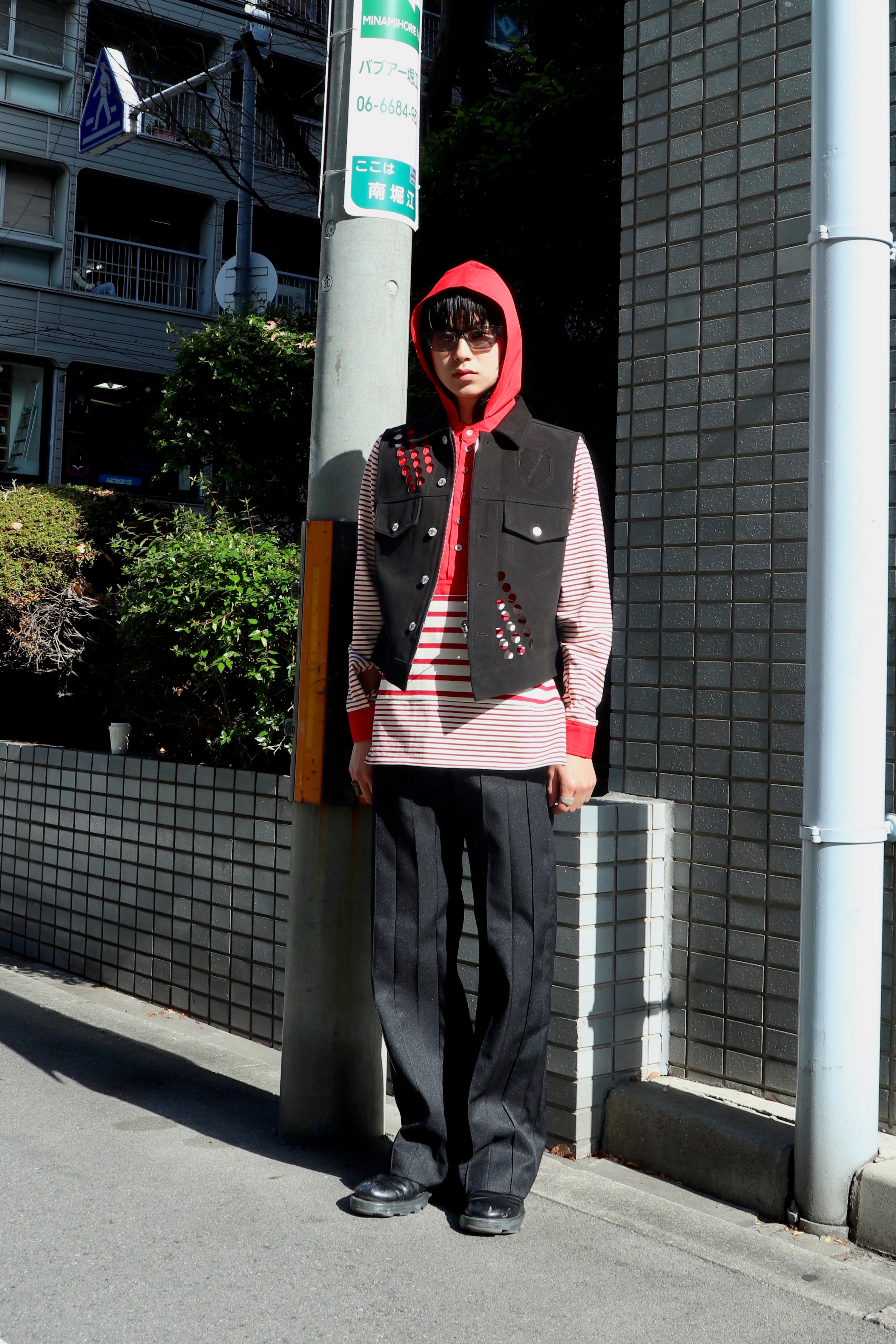 MASU(エムエーエスユー)のMARINE PULLOVER SHIRT REDの通販｜PALETTE 