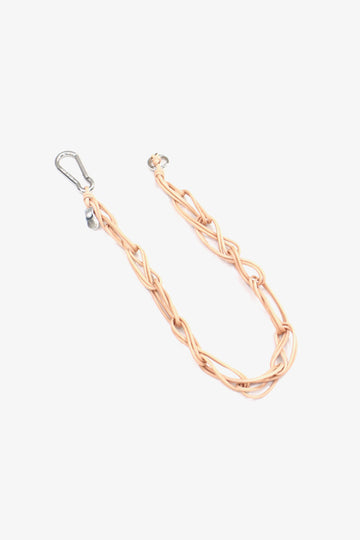 NULABEL  NATURAL DYED NYLON ROPE CARABINER 01(KAKISHIBU)