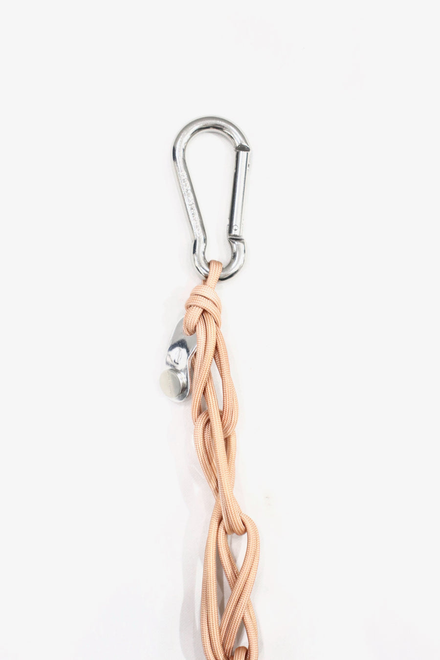 NULABEL  NATURAL DYED NYLON ROPE CARABINER 01(KAKISHIBU)