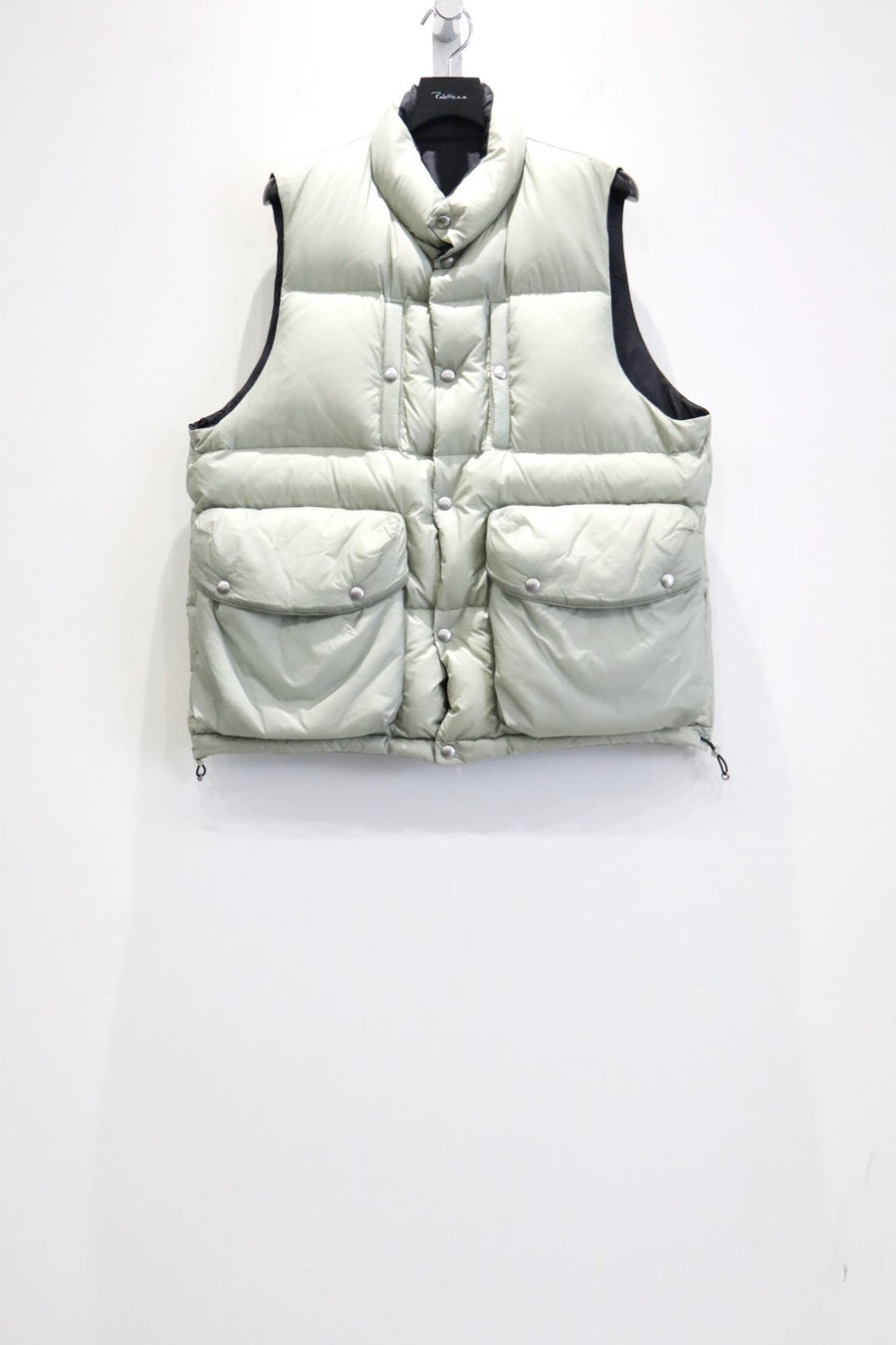 SUGARHILL  PUFFER REVERSIVLE VEST(SAGE × BLACK)
