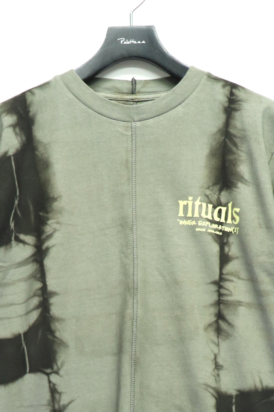 SPACE AVAILABLE  RITUAL TEE(BLACK)