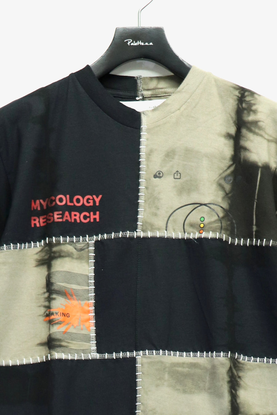 SPACE AVAILABLE  UP-CYCLED PLANT DYED TEE(GRAY)