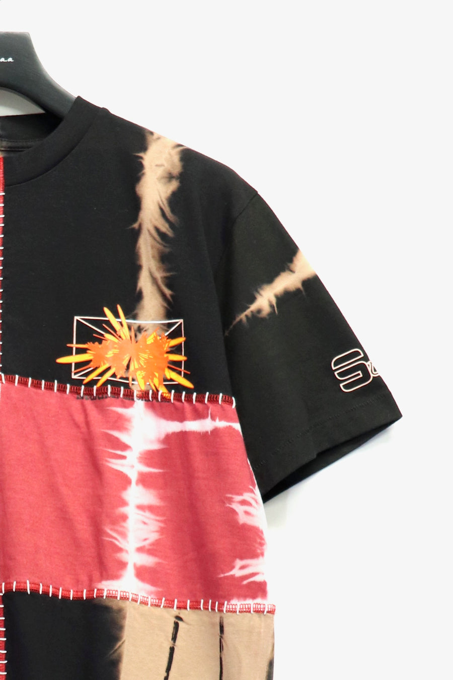 SPACE AVAILABLE  UP-CYCLED PLANT DYED TEE(RED)