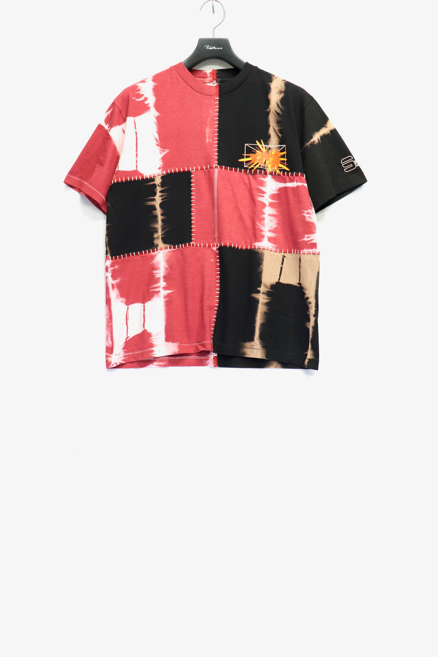 SPACE AVAILABLE  UP-CYCLED PLANT DYED TEE(RED)