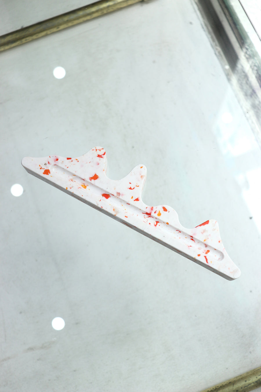 SPACE AVAILABLE  MELTING INCENSE HOLDER(ORANGE MULTI)