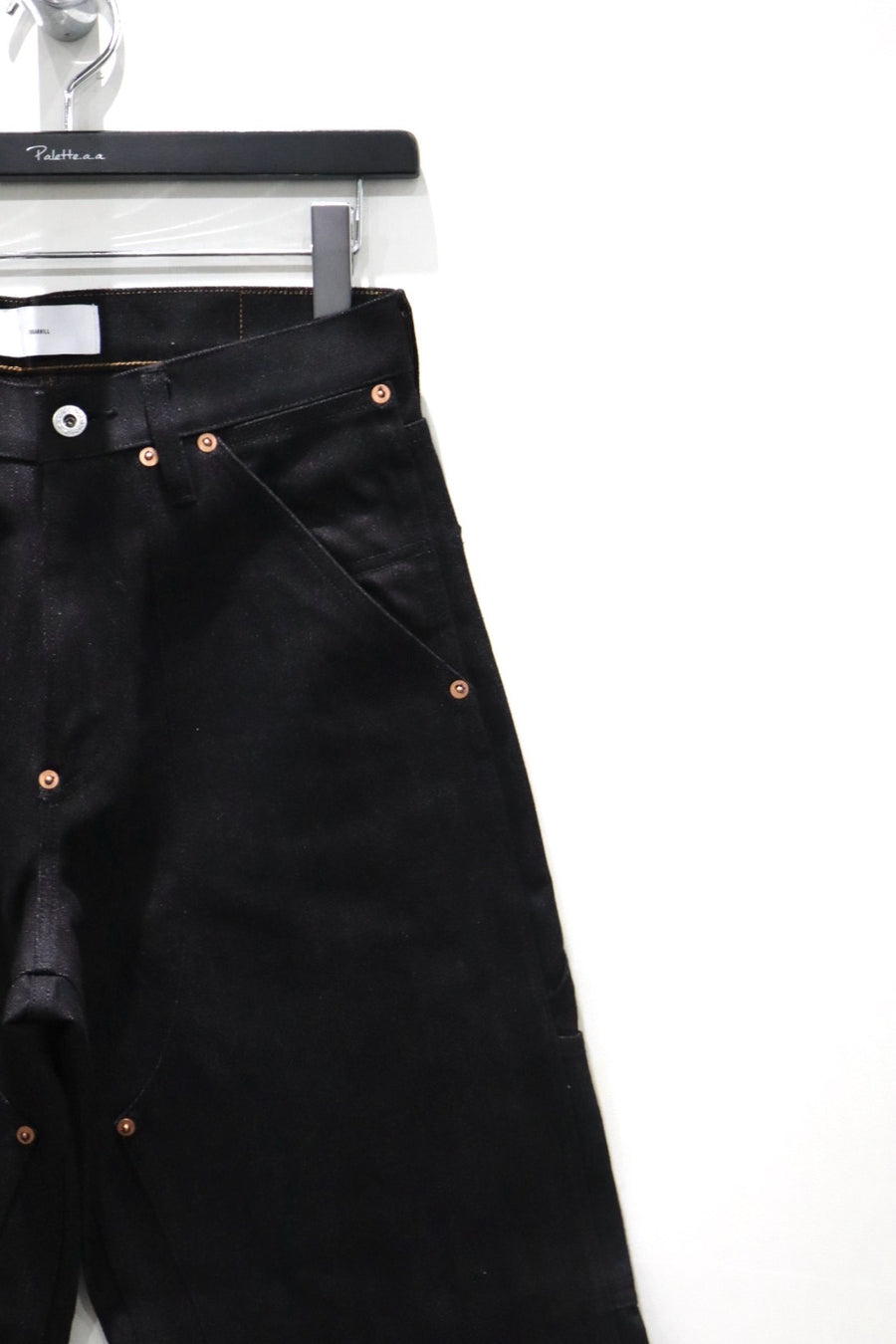 SUGARHILL(シュガーヒル)のTWISTED HEATHER DENIM PANTS DOUBLE KNEE