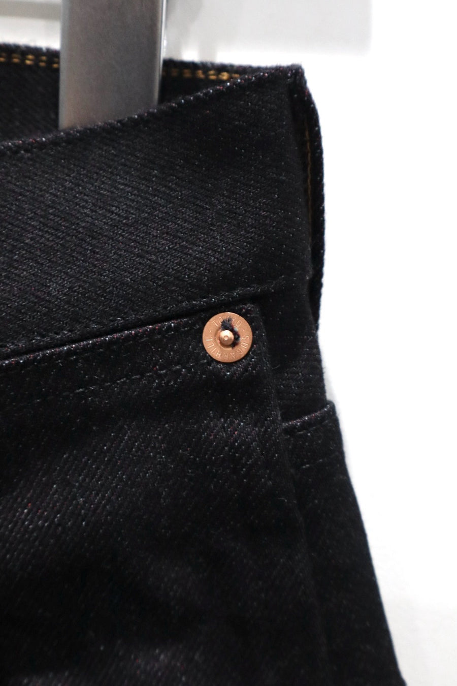 SUGARHILL(シュガーヒル)のTWISTED HEATHER DENIM PANTS DOUBLE KNEE
