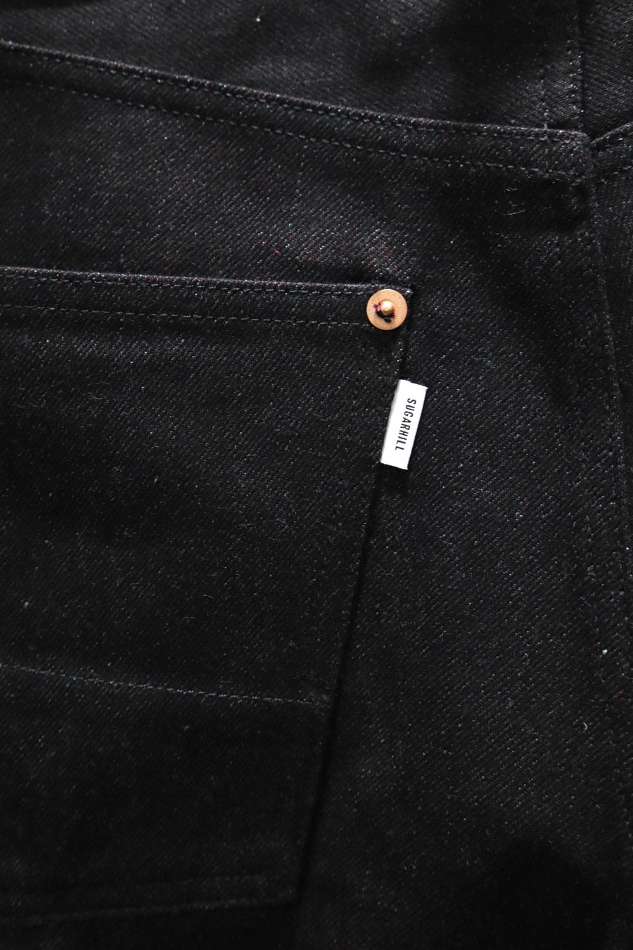 SUGARHILL(シュガーヒル)のTWISTED HEATHER DENIM PANTS DOUBLE KNEE