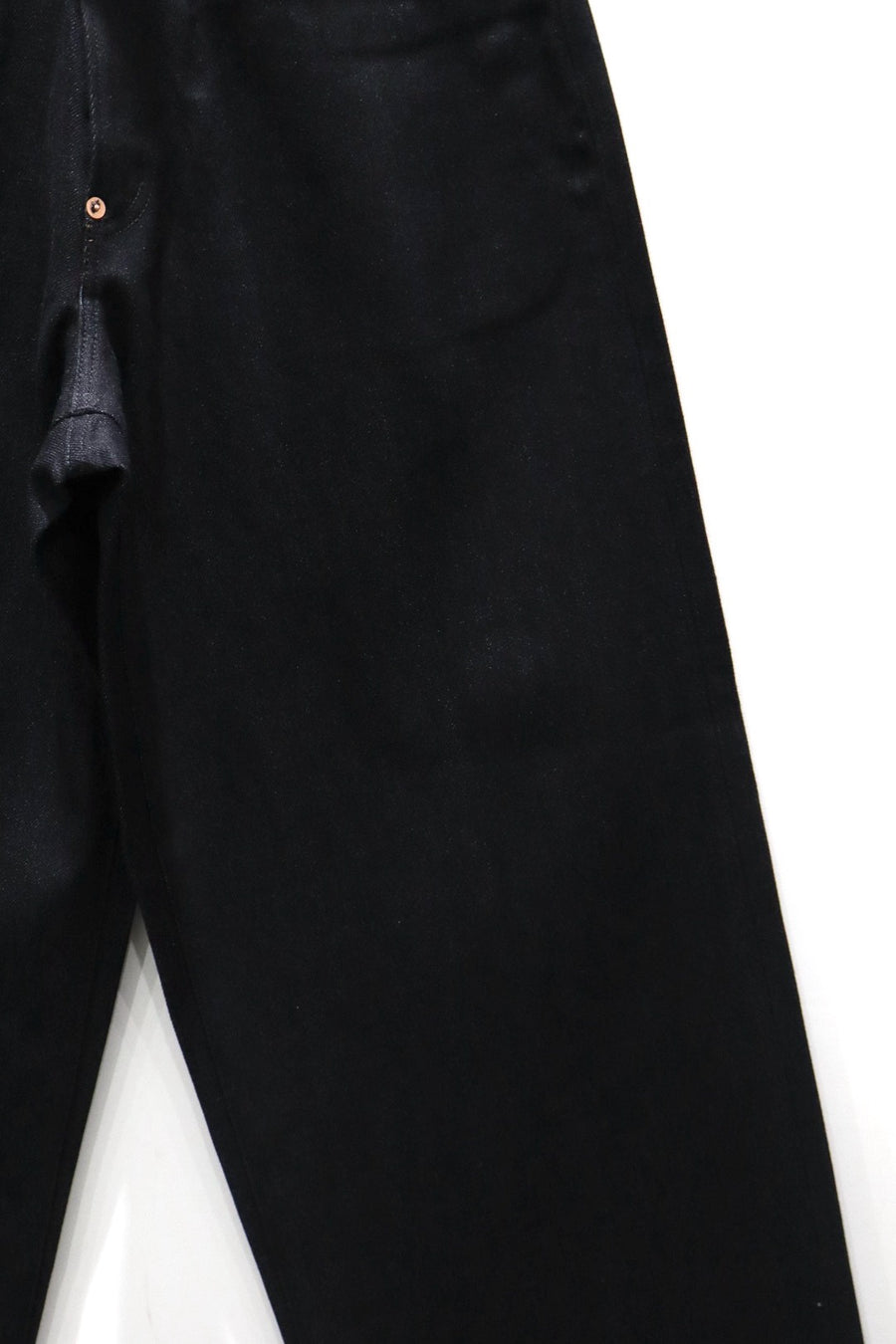 SUGARHILL  TWISTED HEATHER DENIM PANTS WIDE CUT(BLUE × BLACK)