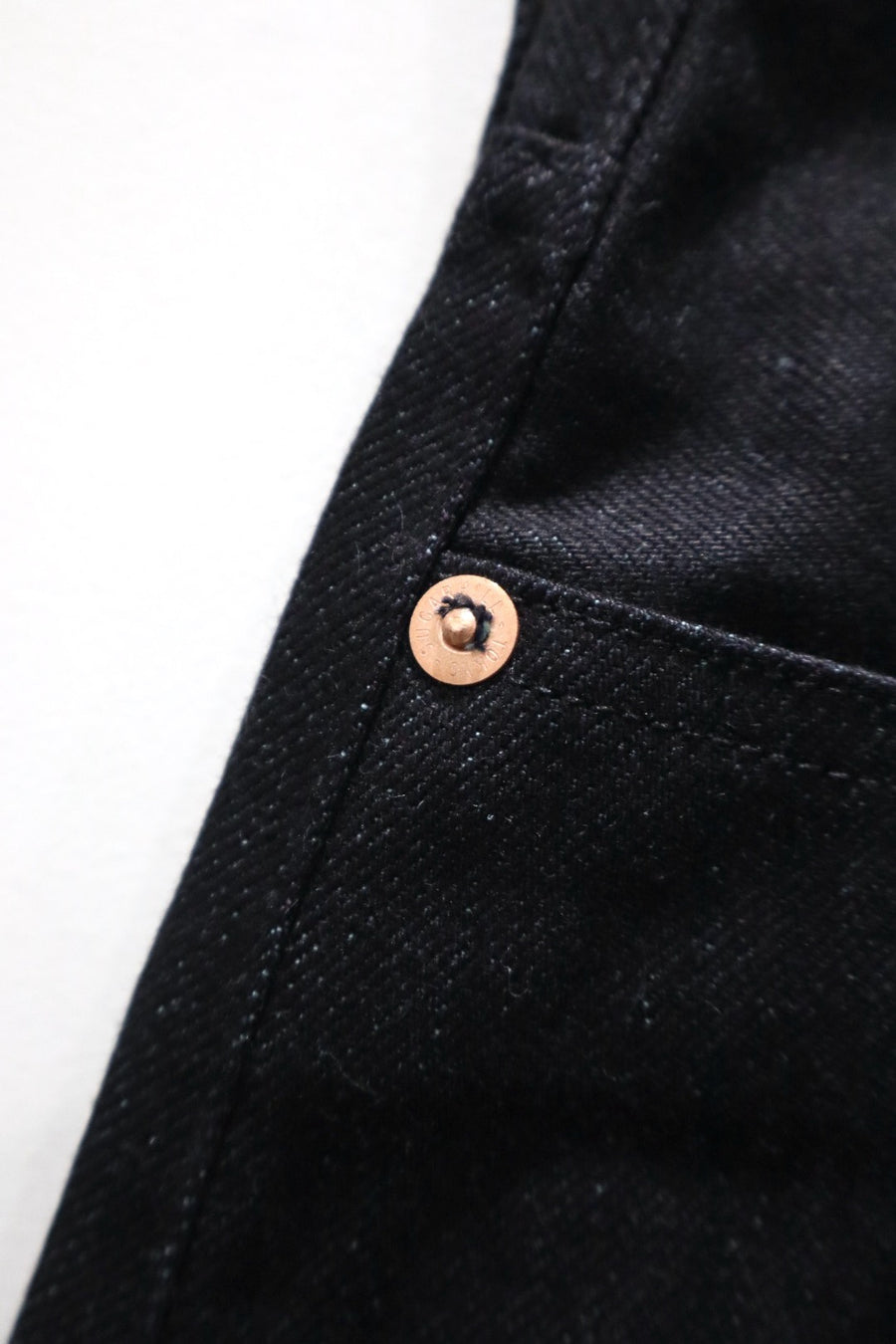 SUGARHILL  TWISTED HEATHER DENIM PANTS WIDE CUT(BLUE × BLACK)