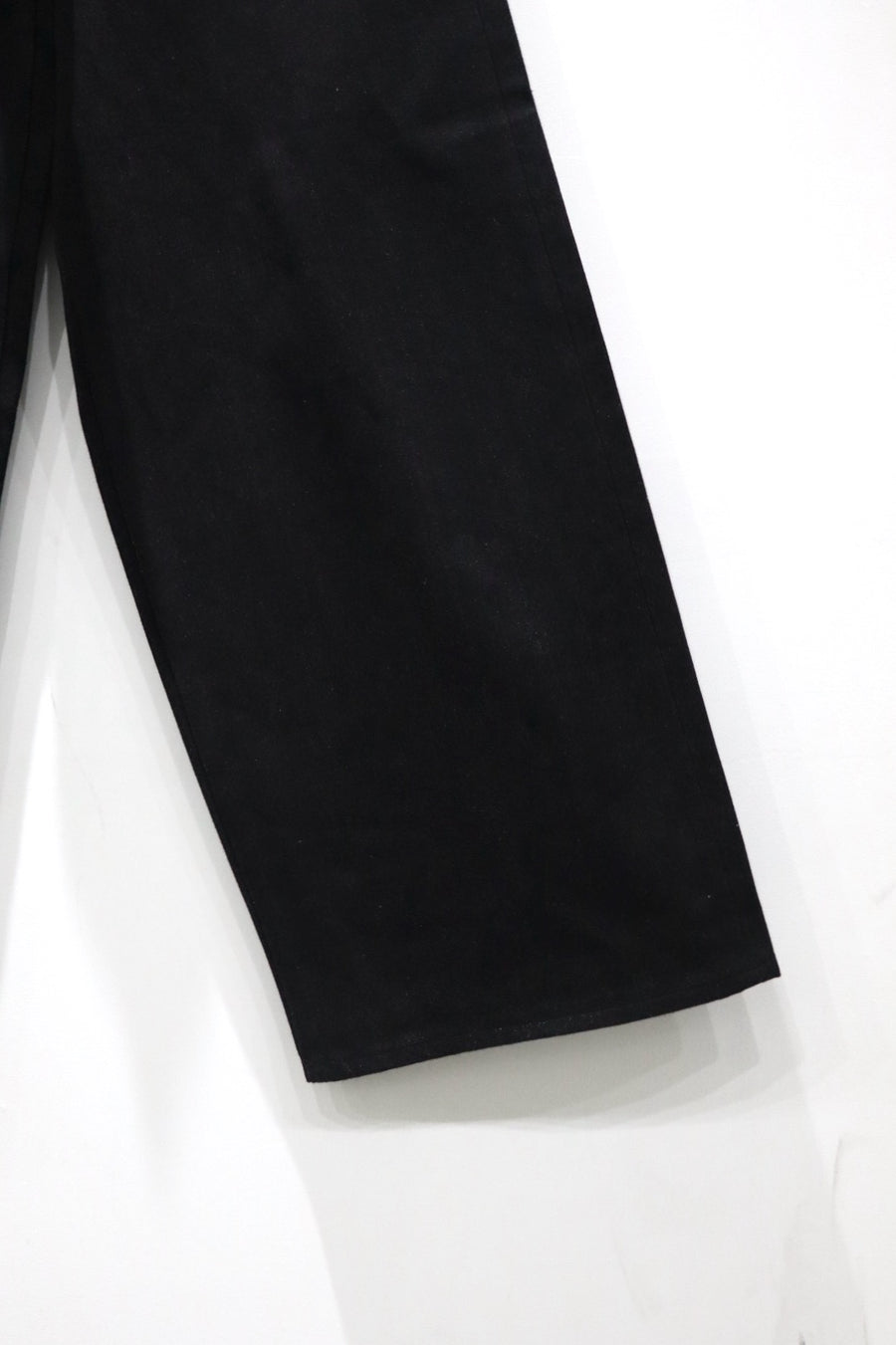 SUGARHILL  TWISTED HEATHER DENIM PANTS WIDE CUT(RED × BLACK)