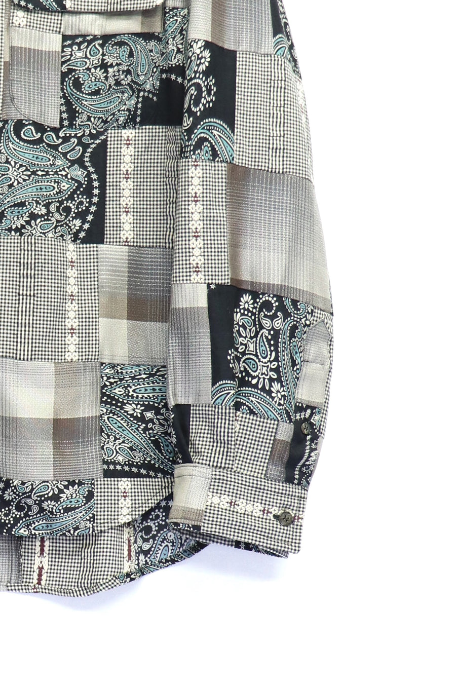 SUGARHILL(シュガーヒル)のPATCH-WORK SHIRT BLACKの通販｜PALETTE art
