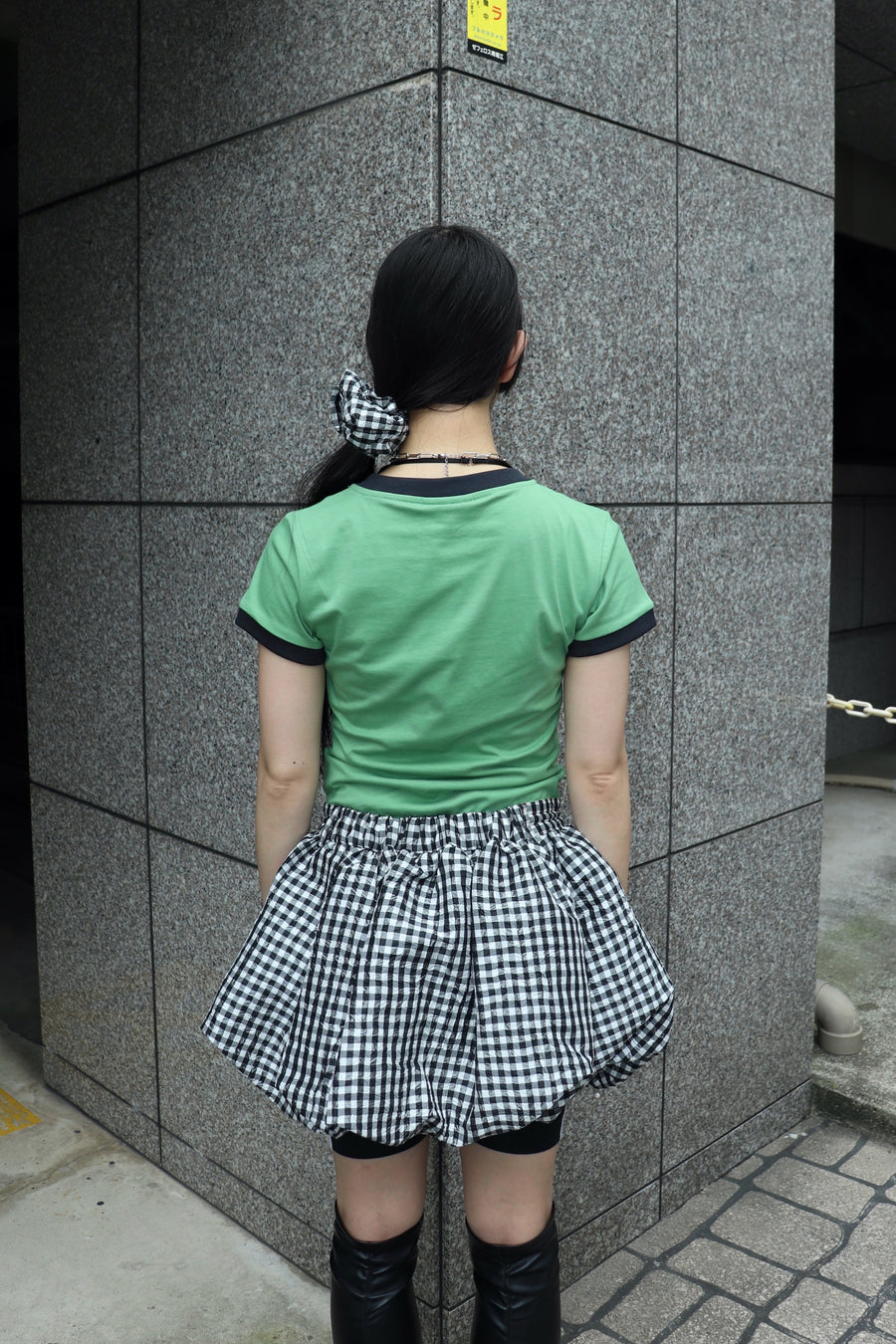 GANNI  Basic Cotton Jersey Peony Baby Fit T-shirt