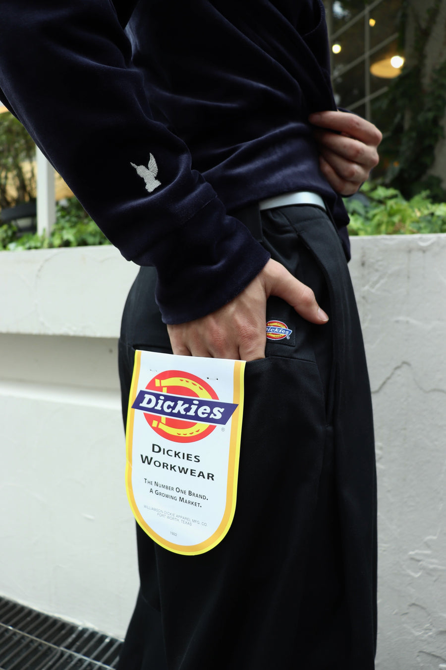 SHINYAKOZUKA  PANTALON WITH DICKIES(BLACK)