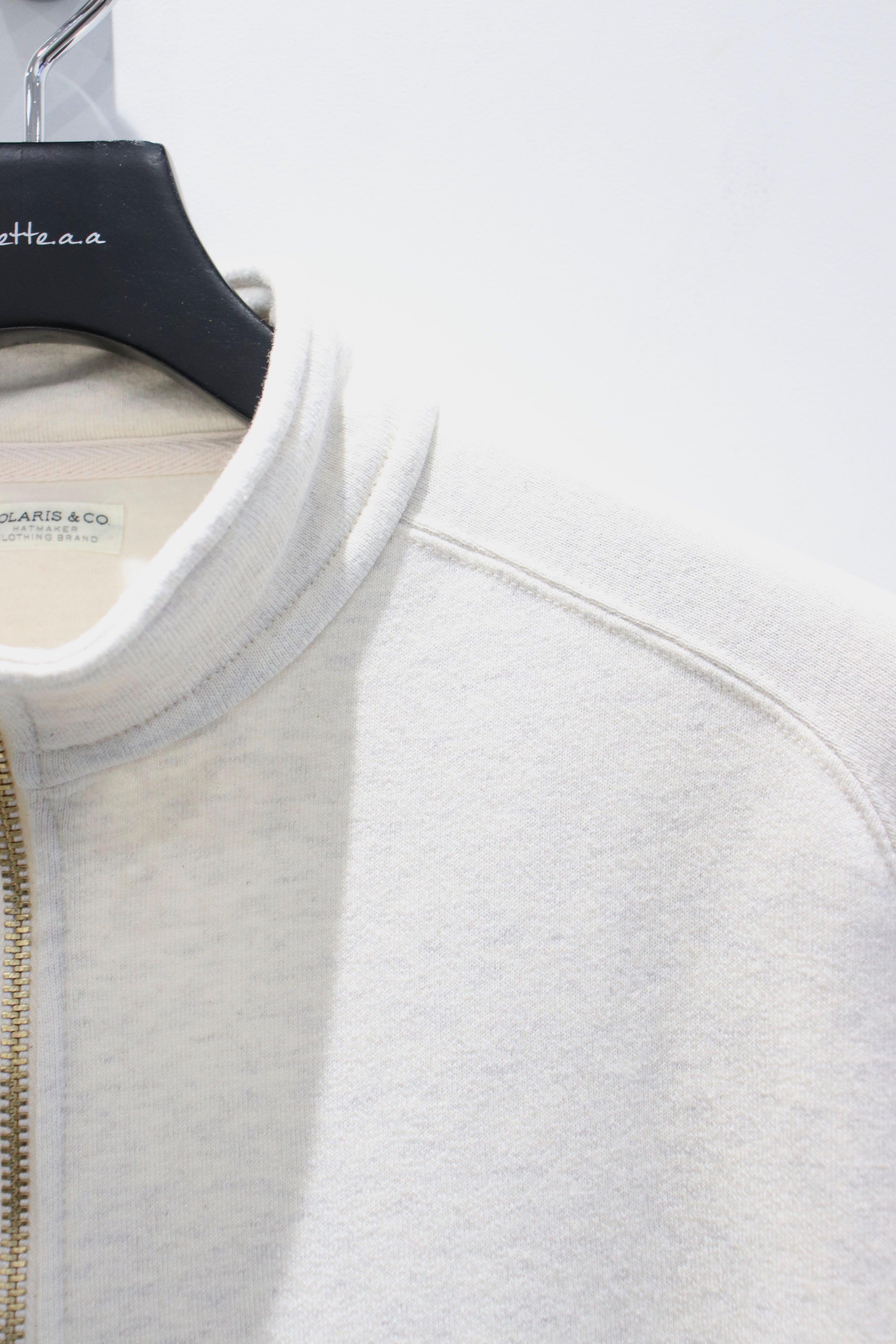 SOLARIS SPORTS ソラリススポーツ ハーフジップポロ ホワイト2 POLO