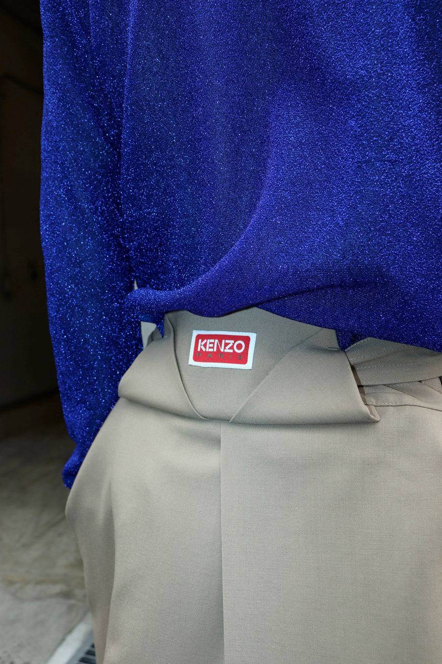 KENZO Kendo trousers, blue