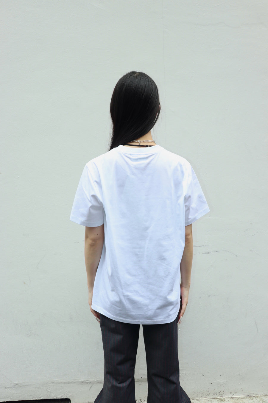 GANNI  Basic Jersey Cherry Relaxed T-shirt