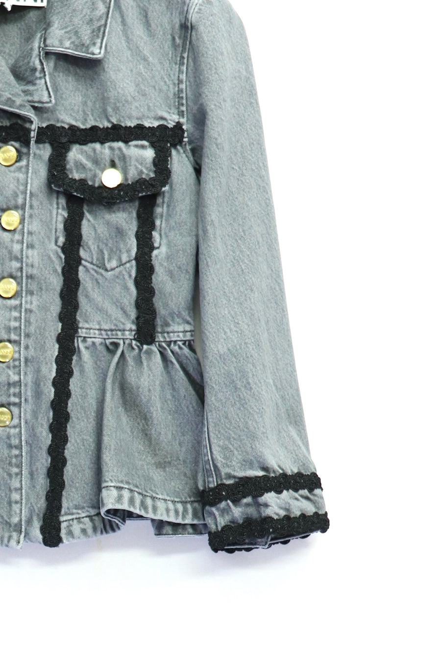 GANNI(ガニー)のRigid Denim Jacket Slate Greyの通販｜PALETTE art