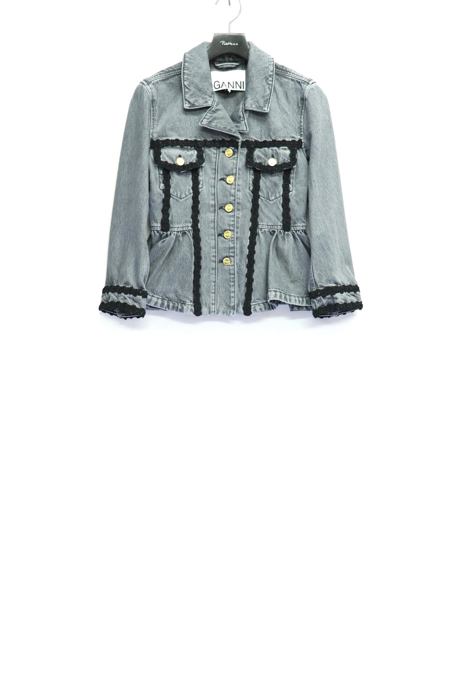GANNI(ガニー)のRigid Denim Jacket Slate Greyの通販｜PALETTE art