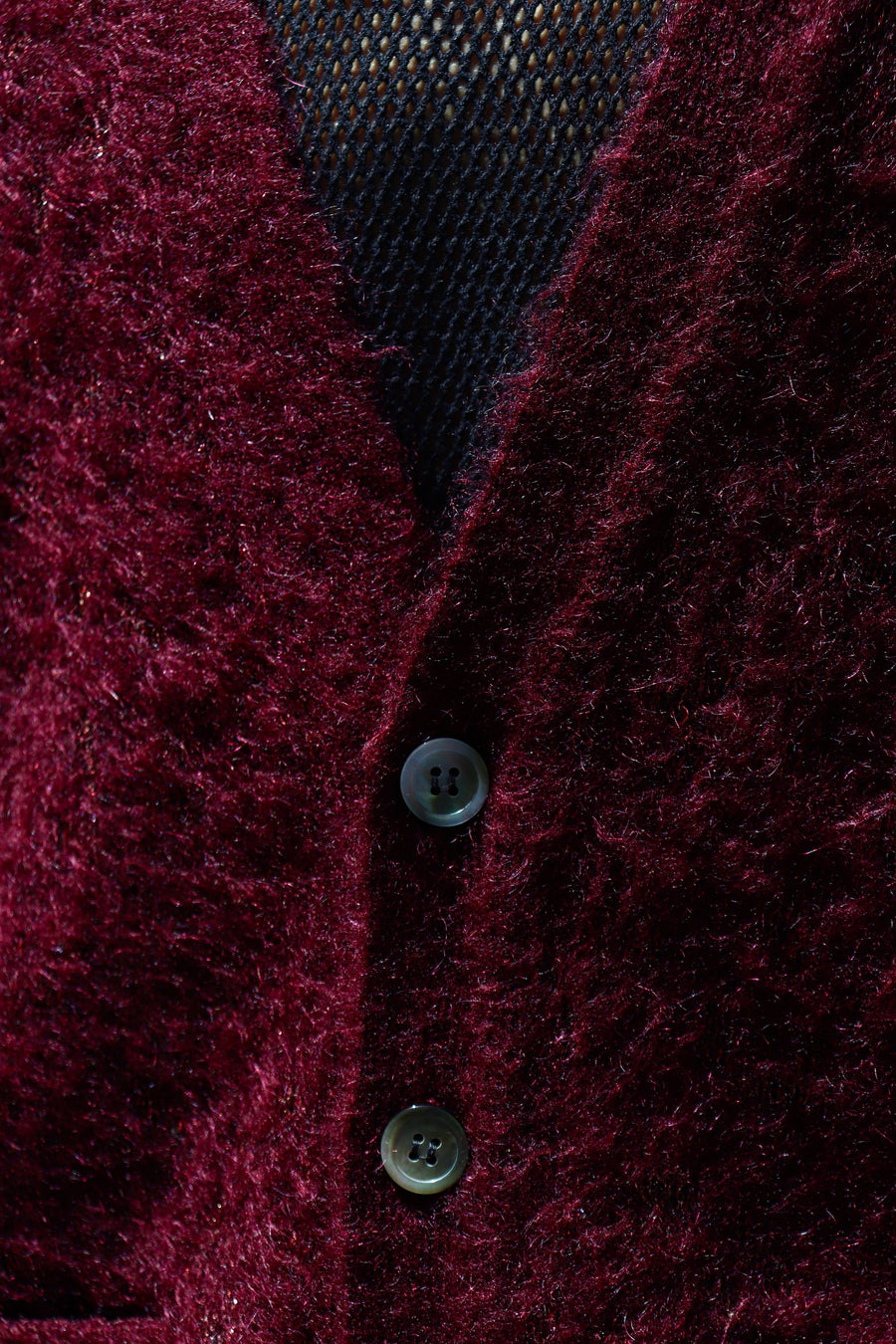 Taiga Igari  Leopard Glitter Cardigan(Wine)