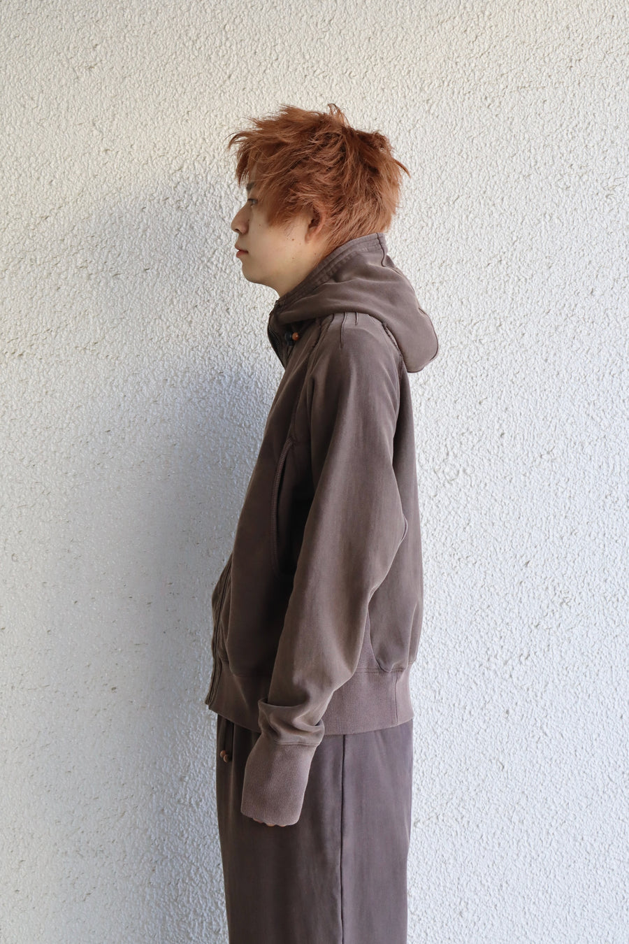 JIAN YE  25 HOODIE(BROWN)