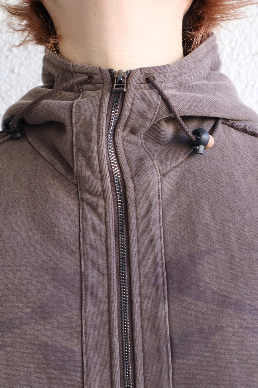 JIAN YE  25 HOODIE(BROWN)