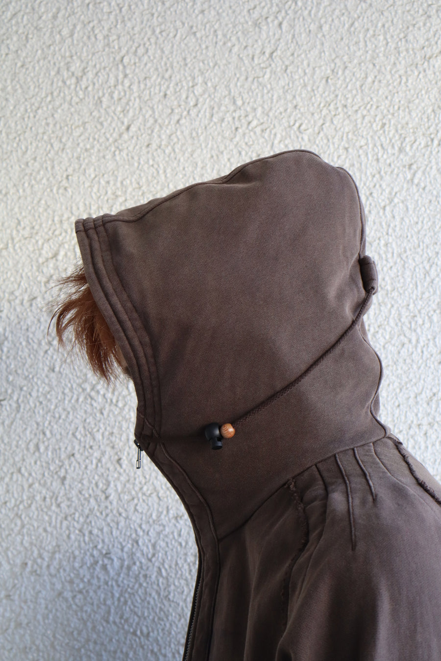 JIAN YE  25 HOODIE(BROWN)