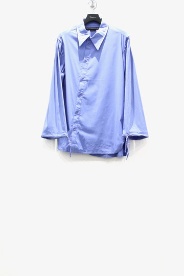 ANDERSSON BELL  BOUQUET ASYMMETRIC SHIRTS(BLUE)