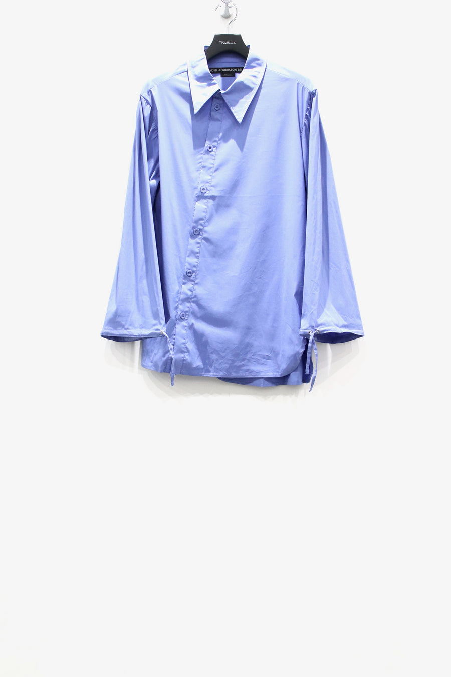 ANDERSSON BELL  BOUQUET ASYMMETRIC SHIRTS(BLUE)