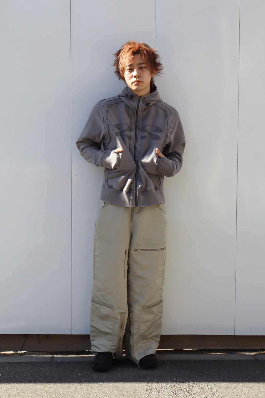 JIAN YE  25 HOODIE(GRAY)