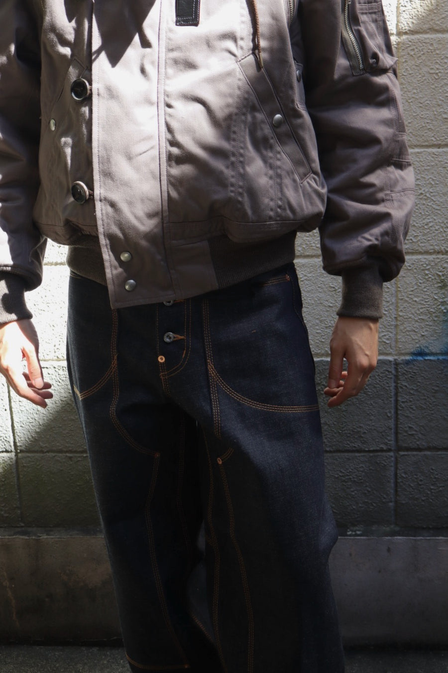 SUGARHILL  N-2 JACKET(ASH GRAY)