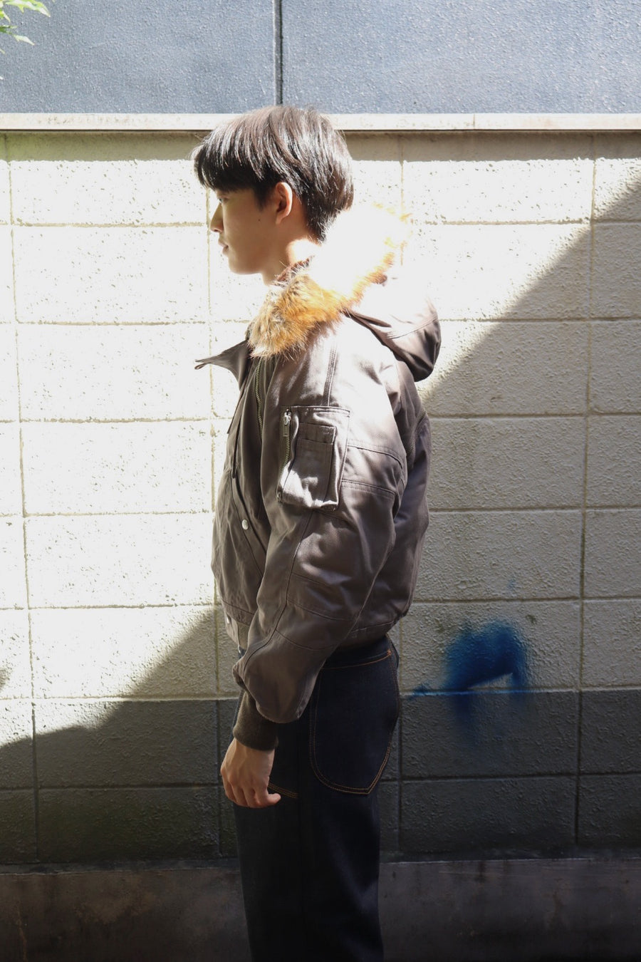 SUGARHILL  N-2 JACKET(ASH GRAY)