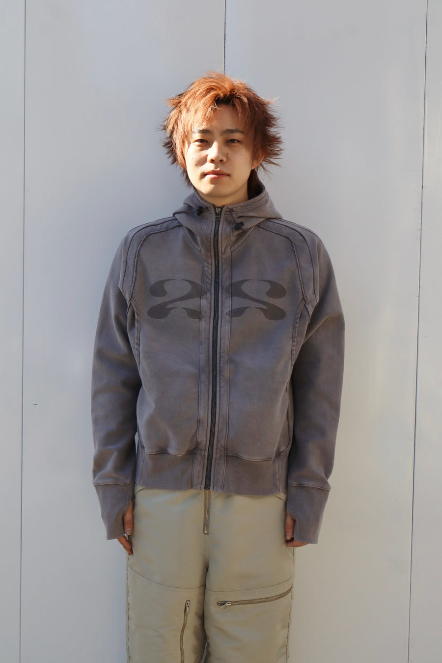 JIAN YE  25 HOODIE(GRAY)