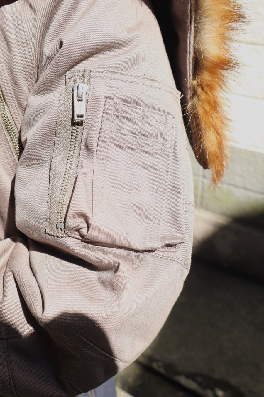 SUGARHILL  N-2 JACKET(ASH GRAY)