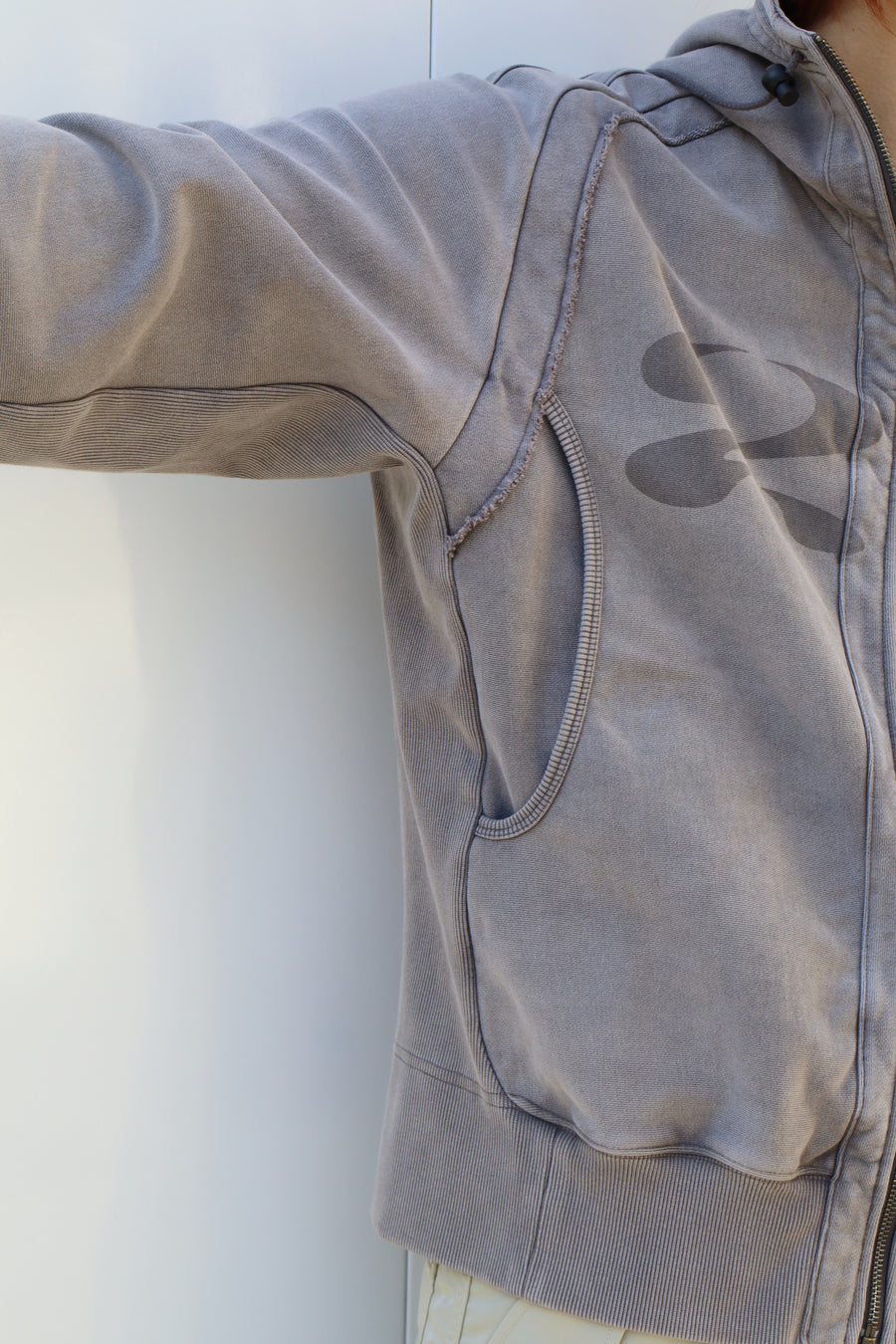 JIAN YE  25 HOODIE(GRAY)