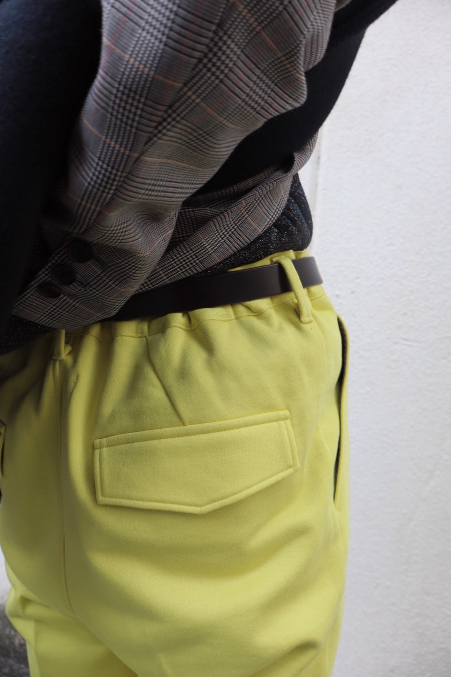 BED j.w. FORD  Sweat Flare Pants(LEMON)