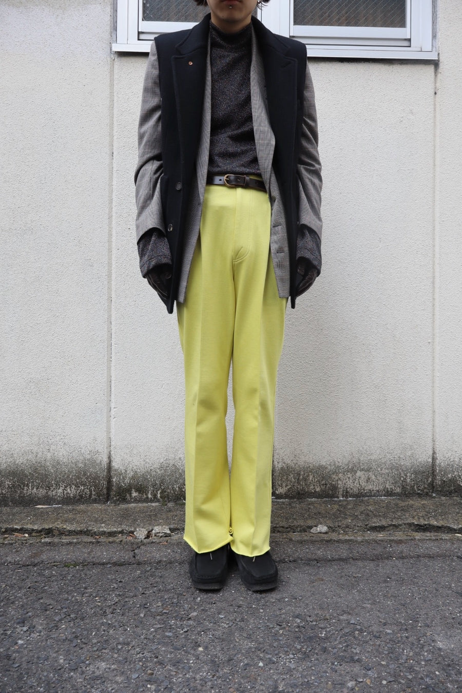 BED j.w. FORD  Sweat Flare Pants(LEMON)