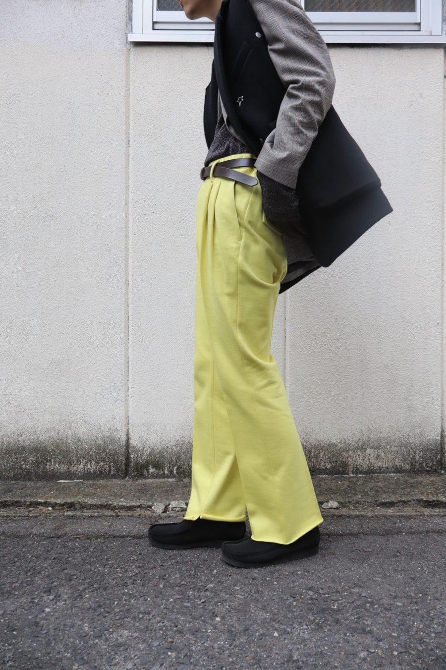 BED j.w. FORD  Sweat Flare Pants(LEMON)