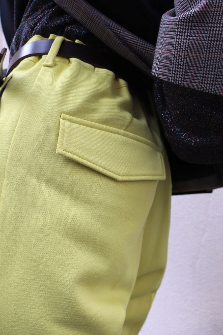 BED j.w. FORD  Sweat Flare Pants(LEMON)