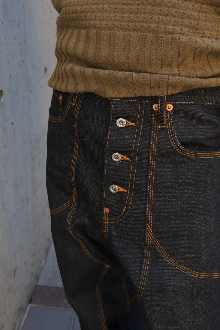 SUGARHILL  CLASSIC DOUBLE KNEE DENIM PANTS-2