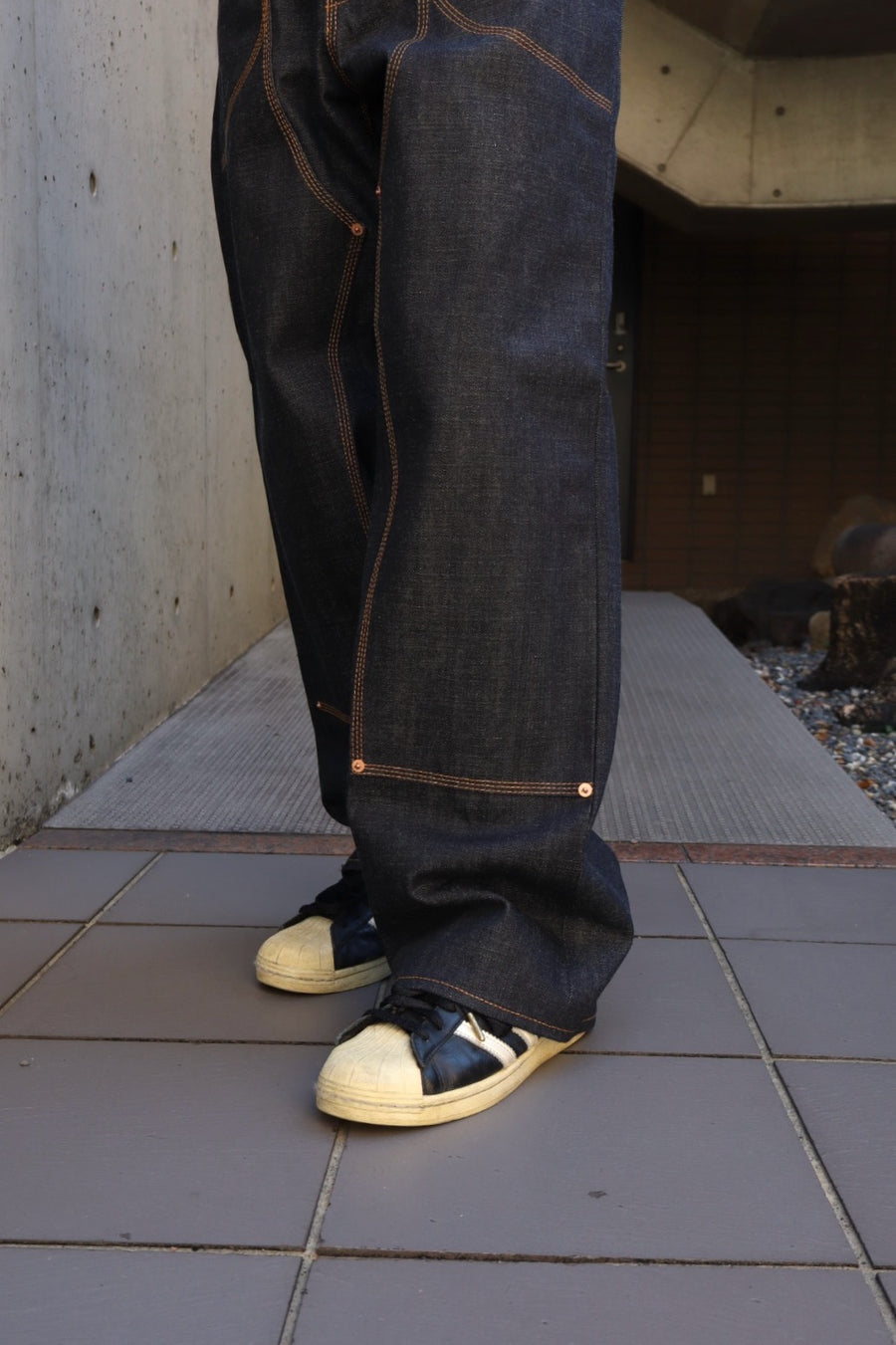 SUGARHILL  CLASSIC DOUBLE KNEE DENIM PANTS-2