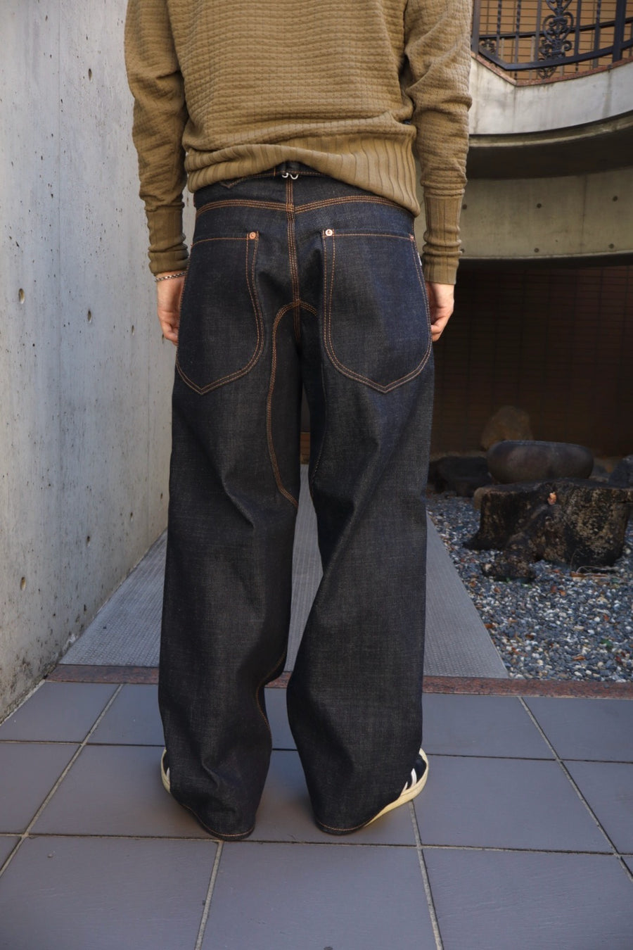 SUGARHILL  CLASSIC DOUBLE KNEE DENIM PANTS-2