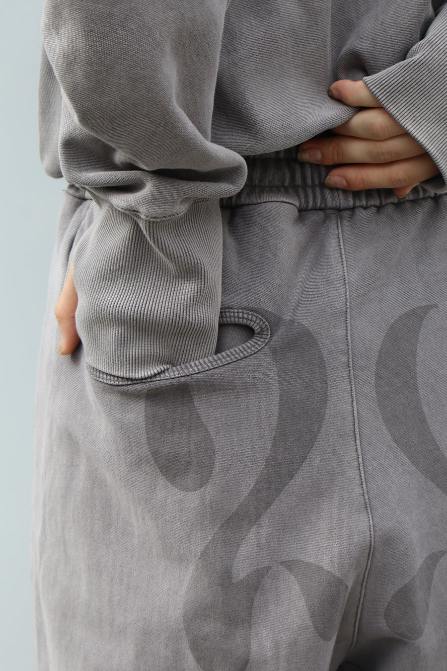 JIAN YE  25 PANTS(GRAY)