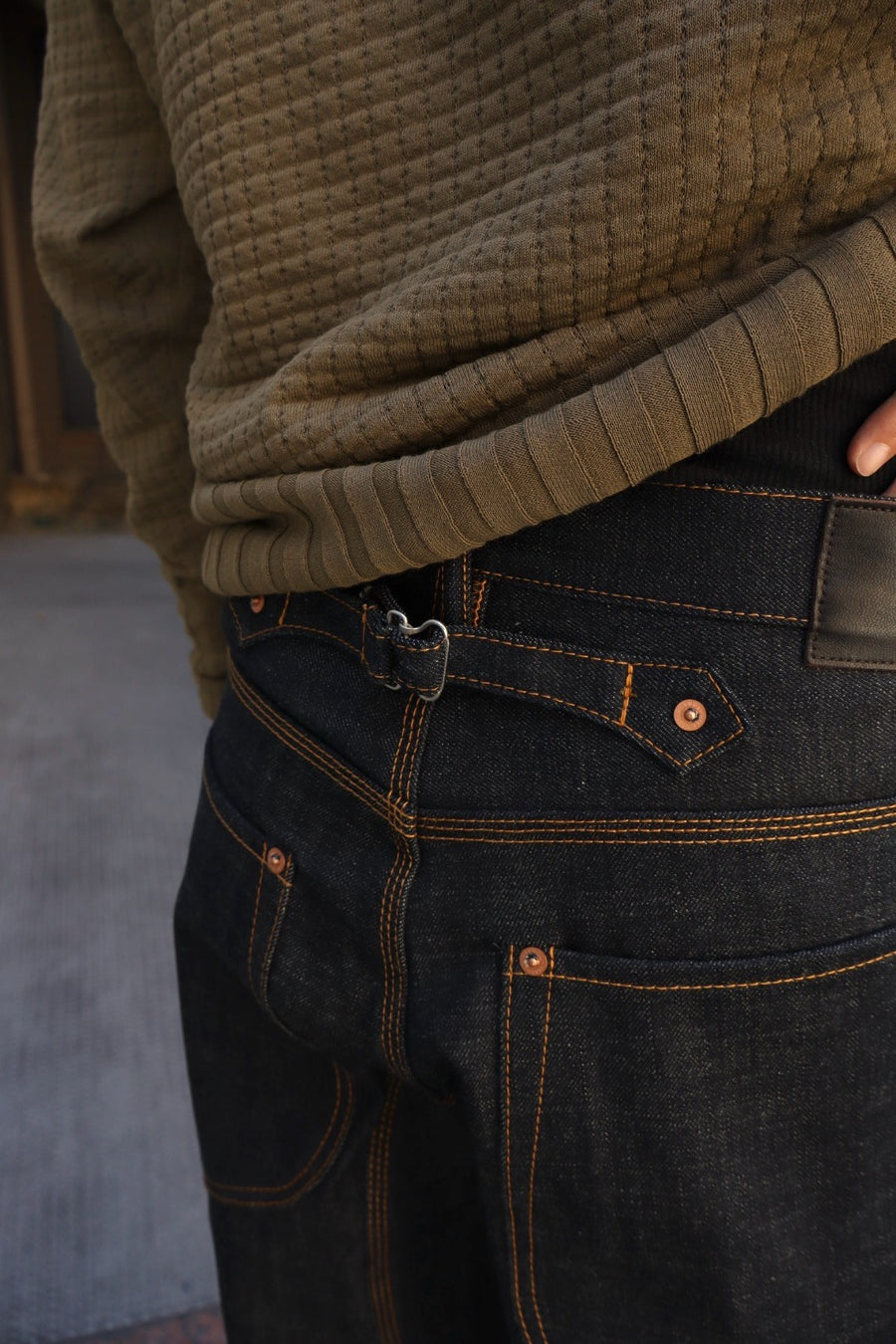 SUGARHILL  CLASSIC DOUBLE KNEE DENIM PANTS-2