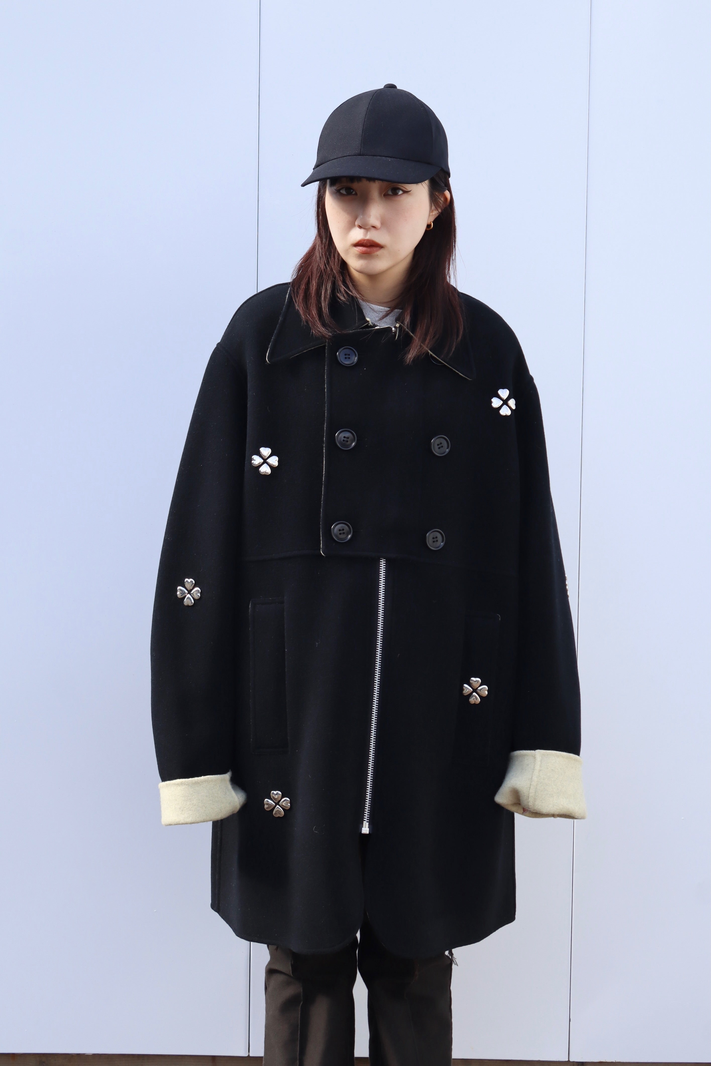 MASU(エムエーエスユー)のZIP-UP CLOVER STUDS COATの通販｜PALETTE