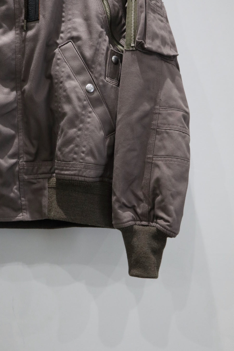 SUGARHILL  N-2 JACKET(ASH GRAY)