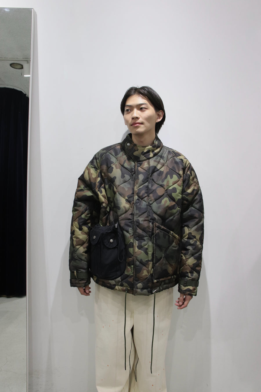 ANDERSSON BELL  MULTI-PKT CAMO QUILTED JUMPER